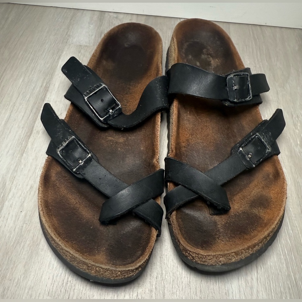 Birkenstock Mayari Birko-Flor Women's Sandal Black Size 36 US 5